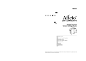 Ricoh AFICIO2060 - Aficio 2060 B/W Laser General Settings Manual