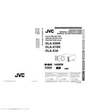 Jvc DLA-X30B Instructions Manual