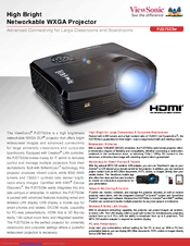ViewSonic PJD7533w Datasheet