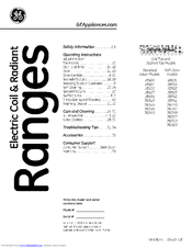 Hotpoint RB758 Owner's Manual