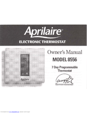 Aprilaire 8556 Owner's Manual