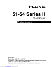 Fluke 51-54 Series II Product Overview