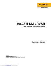 Fluke 1060AM-NM-LRVAR Operators Operator's Manual