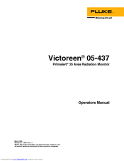 Fluke Victoreen 05-437 Operators Operator's Manual