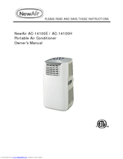 NewAir AC-14100E Owner's Manual