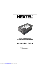 Nextel iR1200 GPS Installation Manual