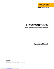 Fluke Victoreen 875 Operators Operator's Manual