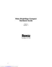 Roku BrightSign Compact Hardware Manual
