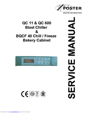 Foster QC 600 Service Service Manual