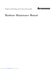 Lenovo ThinkServer RS110 Hardware Maintenance Manual