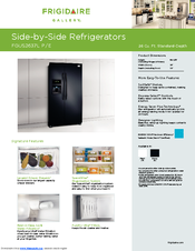 Frigidaire FGUS2637LE Product Specifications