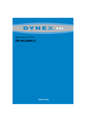 Dynex DX-46L260A12 User Manual