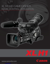 Canon XL-H1 Brochure