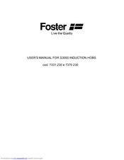 Foster 7370 230 User Manual