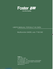 Foster 7133 043 User Manual