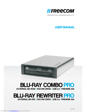 Freecom BLU-RAY REWRITER PRO User Manual