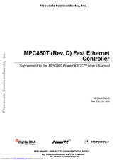 Freescale Semiconductor MPC860T User Manual