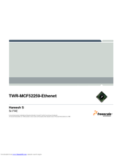 Freescale Semiconductor TWR-MCF52259-Ethenet User Manual