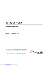 Freescale Semiconductor SC140 DSP Core Reference Manual