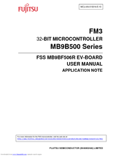 Fujitsu MB9B500 Series User Manual