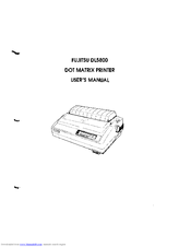 Fujitsu DL5800 User Manual
