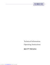 Meinberg PEX511 Operating Instructions Manual