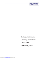 Meinberg GPS164/AQ/xHS Operating Instructions Manual