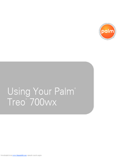 Palm Treo 700wx Using Instructions