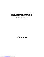 Alesis iMultiMix 16 USB Reference Manual