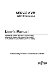 Fujitsu FS-1108AU User Manual