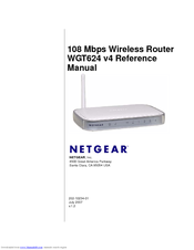NETGEAR WGT624 v4 Reference Manual