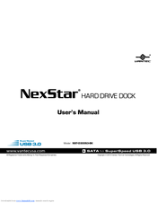 Vantec NexStar NST-D300S3-BK User Manual