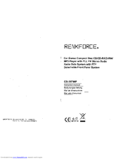 Renkforce Renkforce CD-357MP Instruction Manual