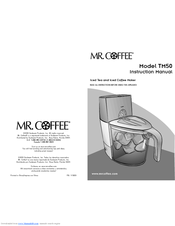 Mr. Coffee TM50 Instruction Manual