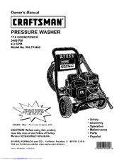 Craftsman 580.753400 Owner's Manual