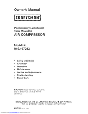 Craftsman 919.167243 Owner's Manual