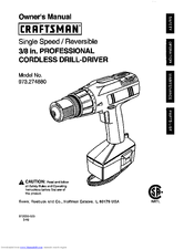 Craftsman 973.274880 Owner's Manual