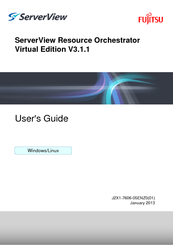 Fujitsu ServerView Resource Orchestrator Cloud Edition V3.1.1 Operation User Manual