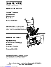 Craftsman 536.887994 Operator's Manual