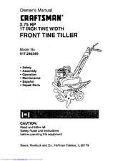 Craftsman 917.292380 Owner's Manual