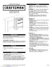 Craftsman 14926 Operator's Manual