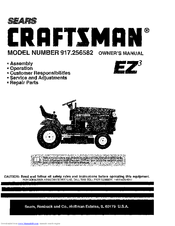 Craftsman 917.256582 Owner's Manual