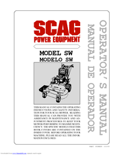 Scag Power Equipment SW48A-17KA Operator's Manual