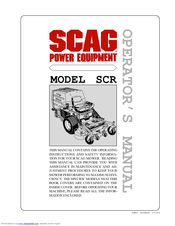 Scag Power Equipment SCR48-27KA Operator's Manual