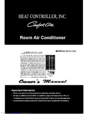 COMFORT-AIRE COMFORT AIRE REG-123A Owner's Manual