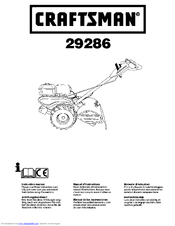 Craftsman 29286 Instruction Manual