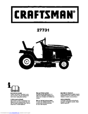 Craftsman 27731 Instruction Manual