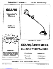 Craftsman 358.799211 Operator's Manual