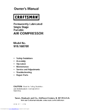 Craftsman 919.168700 Owner's Manual