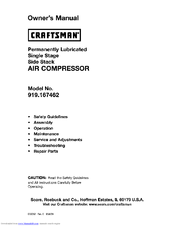 Craftsman 919.167462 Owner's Manual